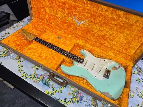 Fender Stratocaster Custom Shop 59 Surf Green Heavy Relic 2021 image 26