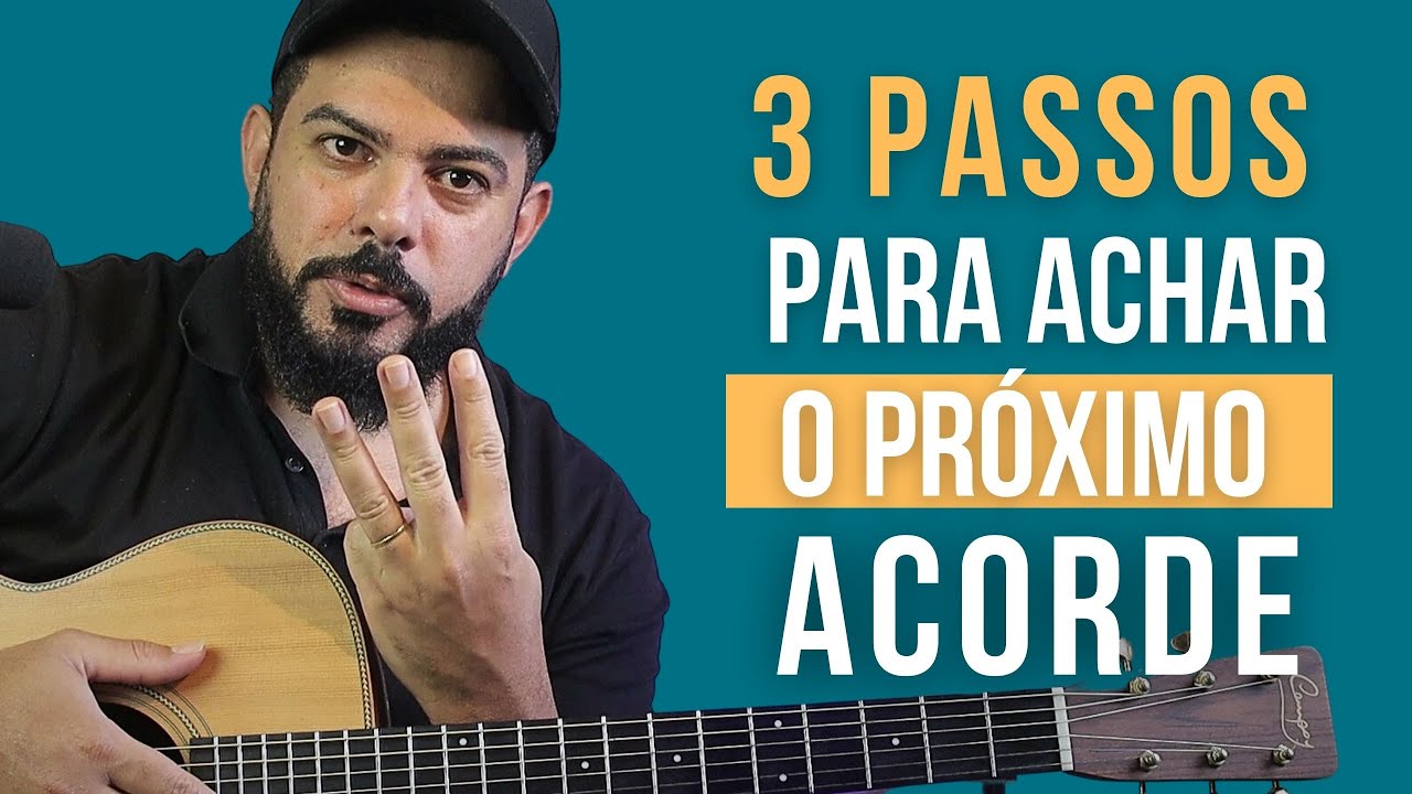 Como achar o próximo acorde  de qualquer música - 3 passos simples