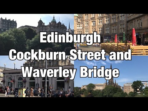 Excursão a pé pela Cockburn Street e Waverley Bridge em Edimburgo
