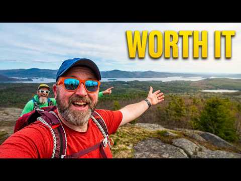 Hiking Cat and Thomas Mountains in the Adirondacks Near Lake George