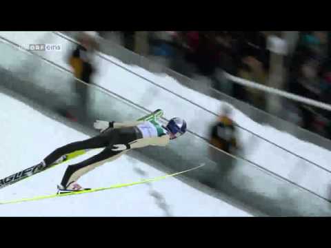 Thomas Morgenstern 05.03.2011 team competition 140,5m [Ski-WM Oslo 2011] ORF HD
