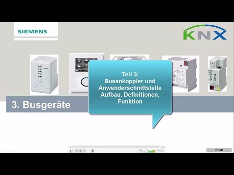 Siemens KNX Basiskurs Kapitel 3.3 - Busgeräte Teil 3