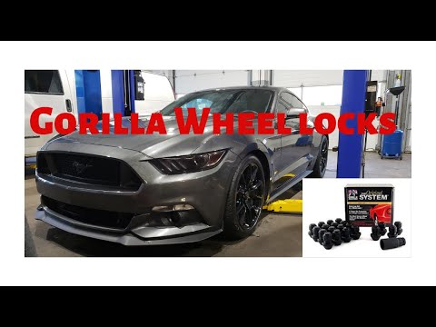 Gorilla Wheel Locks. Wheel nut Install and product overview. 96643BDX