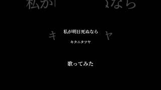 - 私が明日死ぬなら(キタニタツヤ) 歌ってみた #shorts