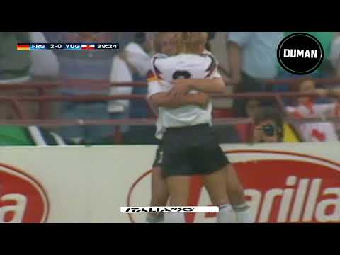 Nemačka – Jugoslavija | SP Italija 1990 | Svi golovi | HD