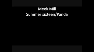 Meek Mill  Trap Vibes (Summer Sixteen/Panda)  (Lyrics)