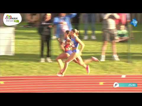 EYOF 2023 Maribor - U18F 400m Final (ITA: Valentina Vaccari)