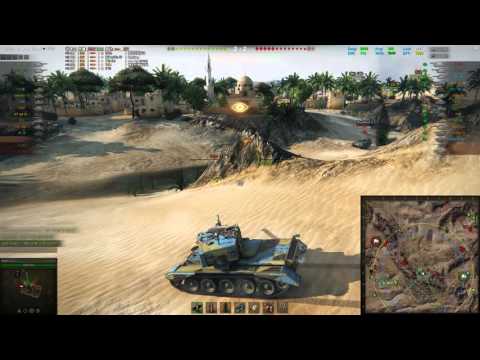 World of Tanks - Charioteer 5K DMG Mastery & Confederation - Sand River, 산소어뢰[GAZEL]