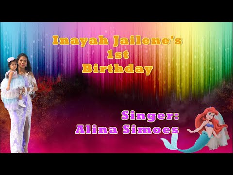 Inayah Jailene's1st Birthday | Singer : Alina Simoes | 12/10/2023