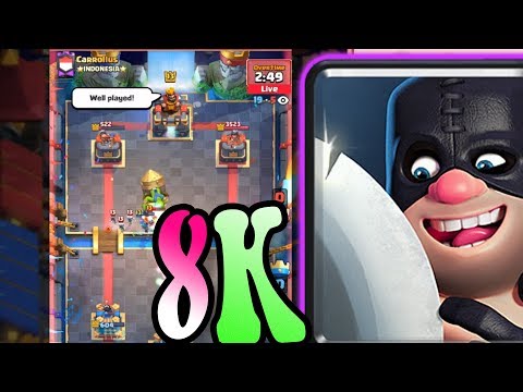 🔥HAPPY NOOB 👈 Hog Nado'GOD 8025 gameplays   - Clash Royale