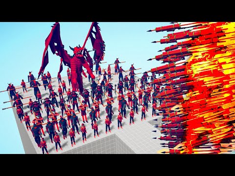 FIRE ARMY 🔥 VS 👹 EVERY GOD / Totally Accurate Battle Simulator ( TABS )