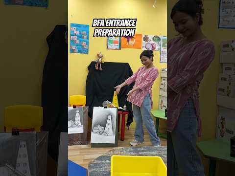 How to do Bfa entrance exam preparation? #art #bfa entrance exam🔥