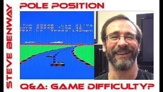 Pole Position on VIC 20 / Q&A: Thoughts on game difficulty?