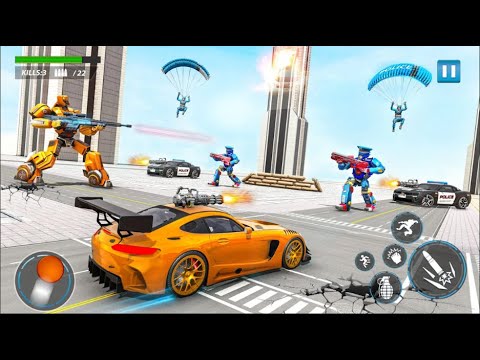 Prado Robot Game – Prison Escape Robot Car Game 3D Brave Jackals Gameplay #1