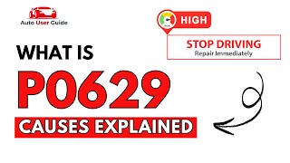 dtc p0629 quickly Fix