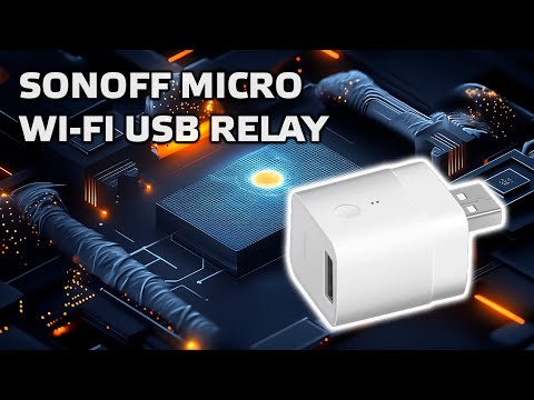 Миниатюрное wi-fi реле с USB - Sonoff micro 5V, простая интеграция Ewelink в Home Assistant