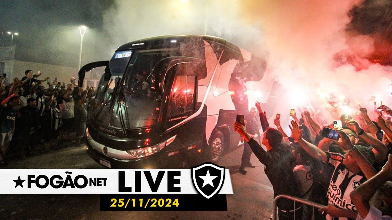 LIVE | Torcida compra briga do Botafogo e promove ‘AeroFogo’ antes de decisões