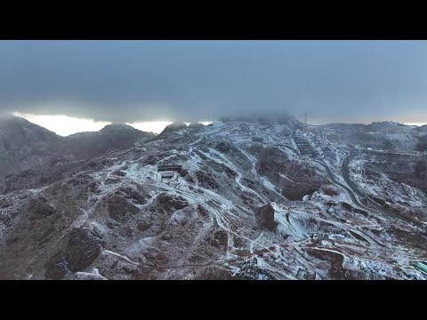 Video | Snow blankets Saudi Arabia’s Jabal al-Lawz for first time this winter | AFP