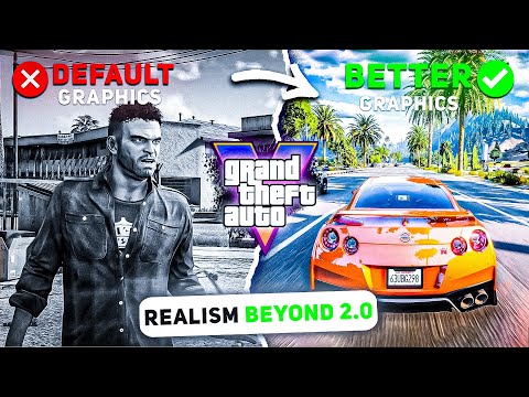 💻How To Install Realism Beyond 2.0 Graphics Mod In GTA 5 ( Transform GTA 5 Visuals!  🔥)