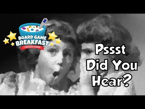 Board Game Breakfast - Pssst, Did You Hear?
