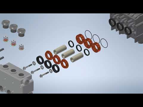 triplex plunger pump exploded view