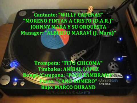 Johnny Mara Y Su Orquesta - Moreno Pintan A Cristo (33rpm INS)