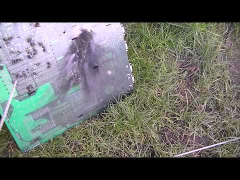 Old IBM Server Motherboard Destroy Fry up