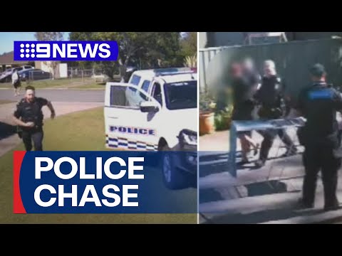 Teens accused of leading police on wild chase across Brisbane streets | 9 News Australia