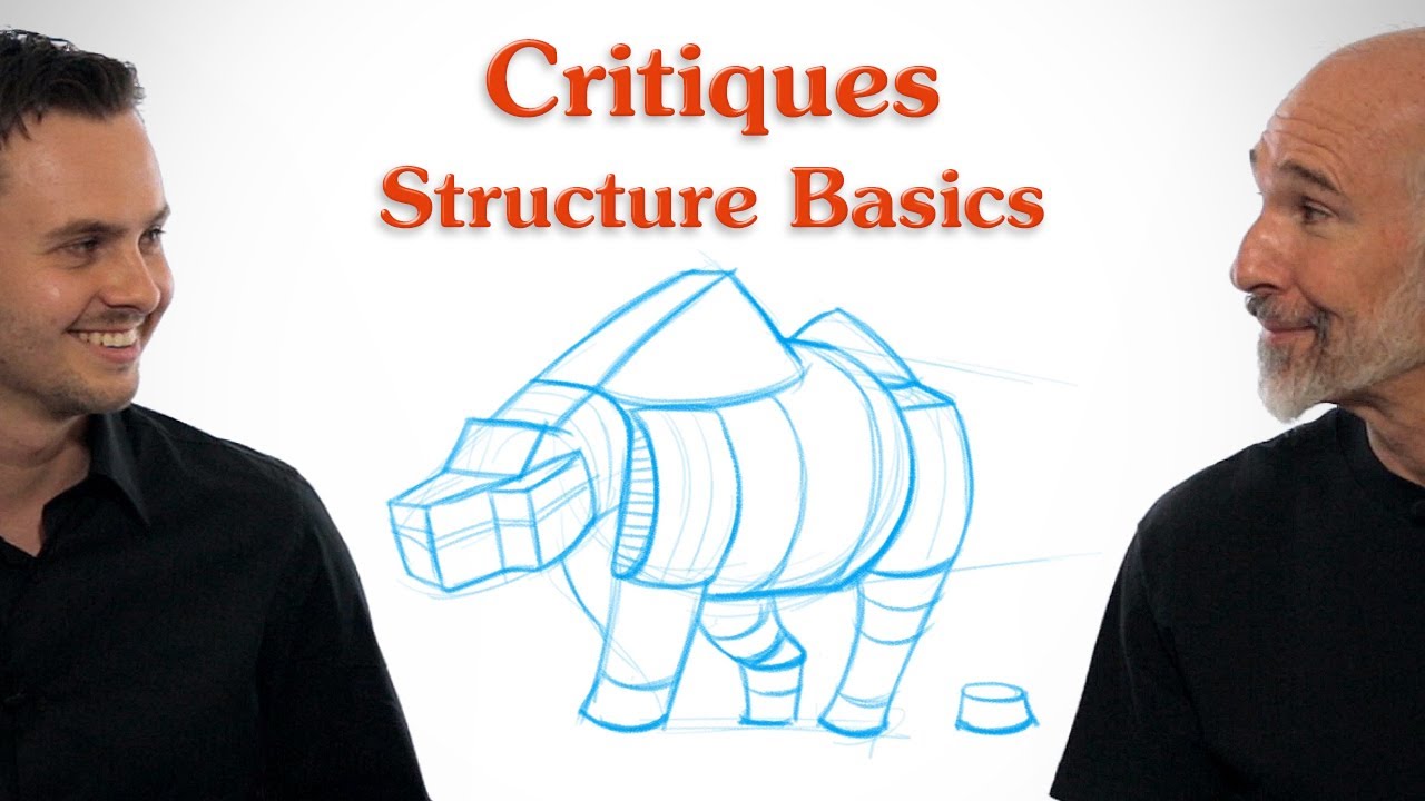 Figure Drawing Critiques 2 - Structure Basics
