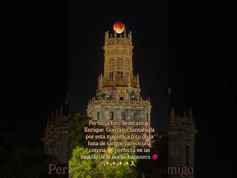 Wow luna 🌑 desde La Habana del fotógrafo kike