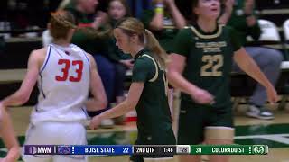 Colorado State Basketball (W): Highlights vs. Boise State