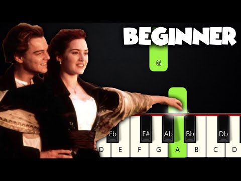 My Heart Will Go On - Titanic | BEGINNER PIANO TUTORIAL + SHEET MUSIC by Betacustic