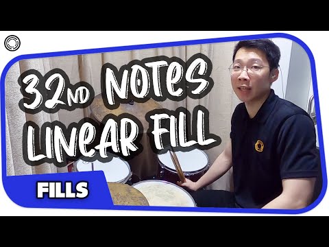 32nd Notes Linear Fill (Drum Lick Breakdown Series)