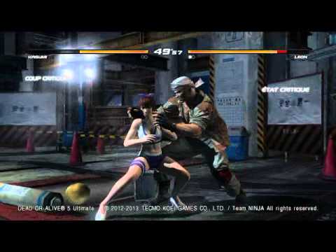 DOA5U KASUMI vs LEON 2014-09