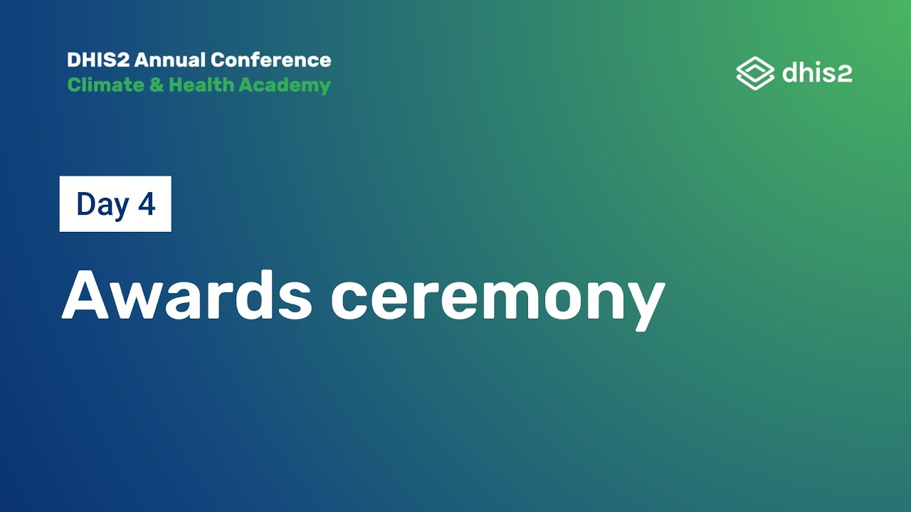DHIS2 Awards Ceremony