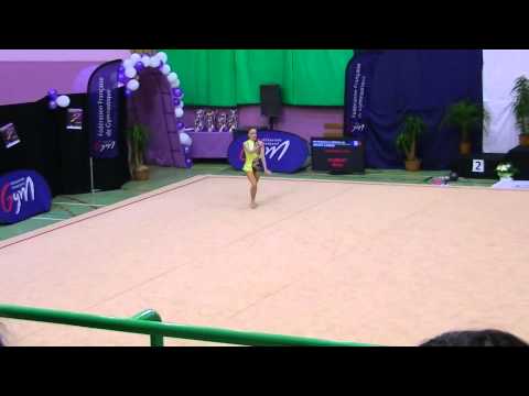 AUBERT Elise Corde  Nat B senior Championnat de France Pfastatt 2015