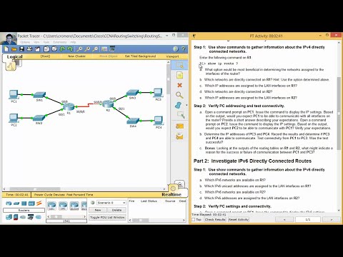 1.3.2.5 - 4.3.2.5 Packet Tracer - Investigating Directly Connected Routes