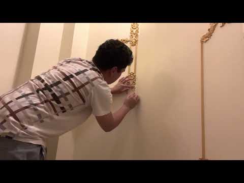 Installing Rococo Couture onto your walls. See how it’s done.