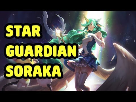 STAR GUARDIAN SORAKA SKIN SPOTLIGHT - LEAGUE OF LEGENDS