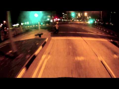 Near collision with ped