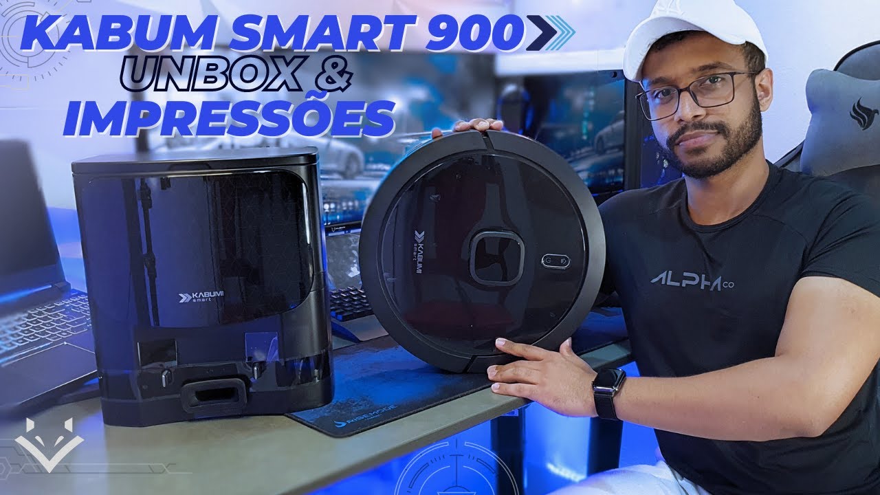 O MELHOR ROBÔ ASPIRADOR!!! Novo Kabum Smart 900 (Unbox e Impressões)