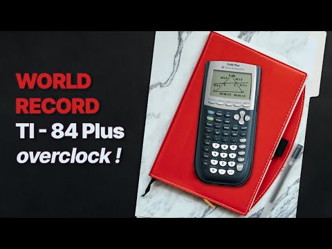 WORLD RECORD! Overclocked a Ti-84 Plus to 34mhz!