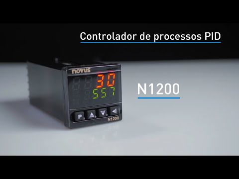 Video thumbnail of Controlador PID Auto-Adaptativo N1200 24V UNIVERSAL 8120200124 Novus