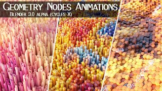 Geometry Nodes Animations video thumbnail
