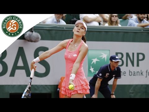 Agnieszka Radwanska v Barbora Strycova Highlights - Women's Round 3 2016 - Roland-Garros