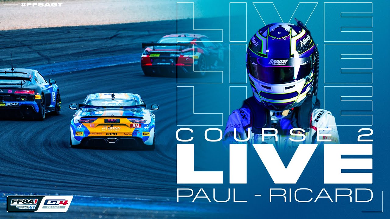 LIVE &ndash; Course 2 &ndash; Championnat de France FFSA GT &ndash; Paul Ricard 2025