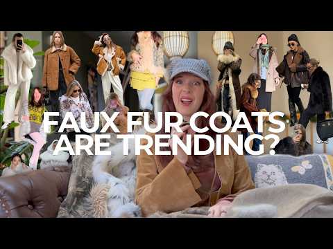Styling The Faux Fur Coat Trend | Faux Fur Jackets For This Winter ❄️ How To Wear A Fur Coat