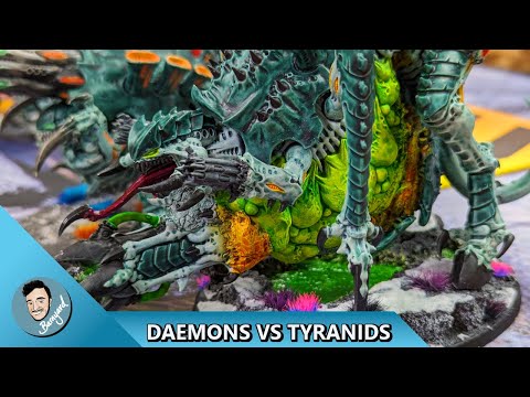 *PARIAH NEXUS* DAEMONS VS TYRANIDS WARHAMMER 40000 BATTLE REPORT