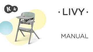 4-in-1 and 3-in-1 LIVY Kinderkraft highchair | How To Video