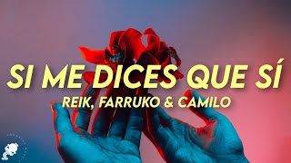 Reik, Farruko, Camilo - Si Me Dices Que Sí (Letra)